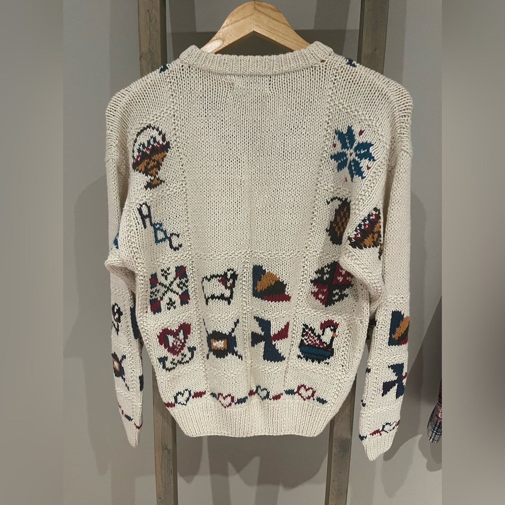 90s Woolrich Vintage Chunky Knit Sweater Women’s medium - Picture 4 of 4